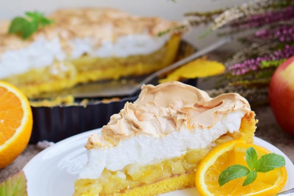 Tarta jabłkowo-pomarańczowa