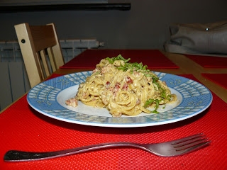 54. Spaghetti carbonara